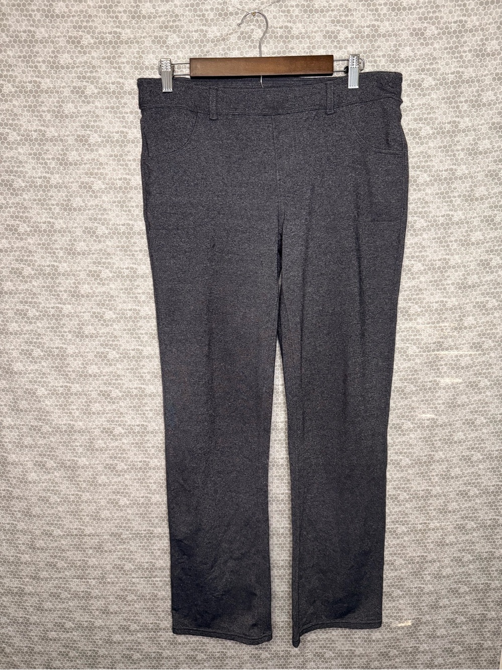 Lucy Gray Pull-On Straight Leg Pants Women's Size Medium